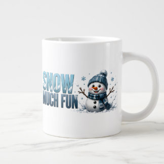 ☃️ Schnee Viel Spaß Lustiger Winter Weihnachten Zi Jumbo-Tasse