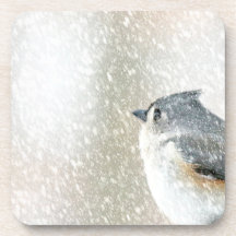 Schnee-Vogel