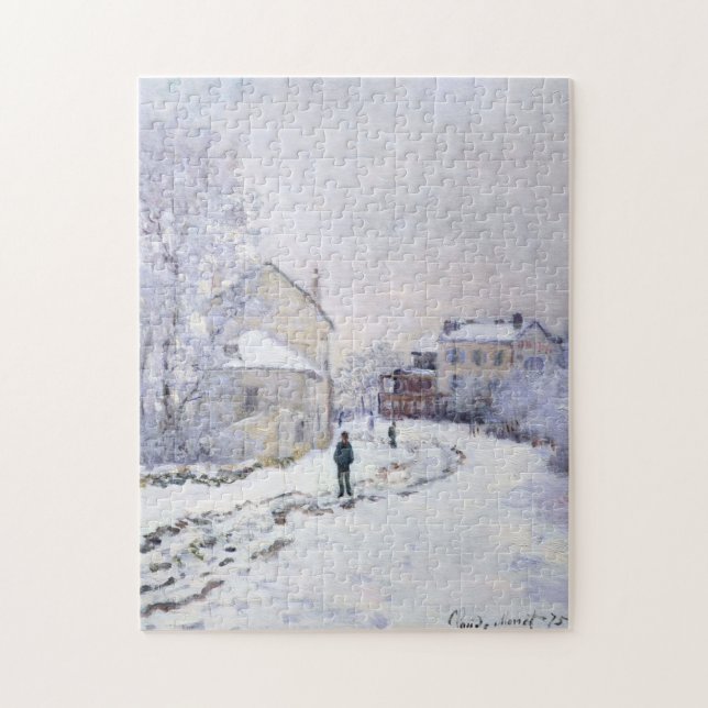 Schnee von argenteuil Monet Schöne Kunst (Vertikal)