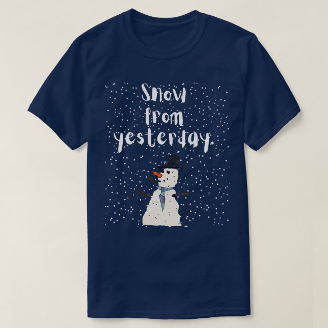 Schnee von gestern T-Shirt (Design vorne)