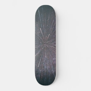 Schnee von unten skateboard