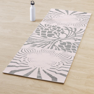 Schnee Weihnachten Schönes Phantastisches Blumensk Yogamatte