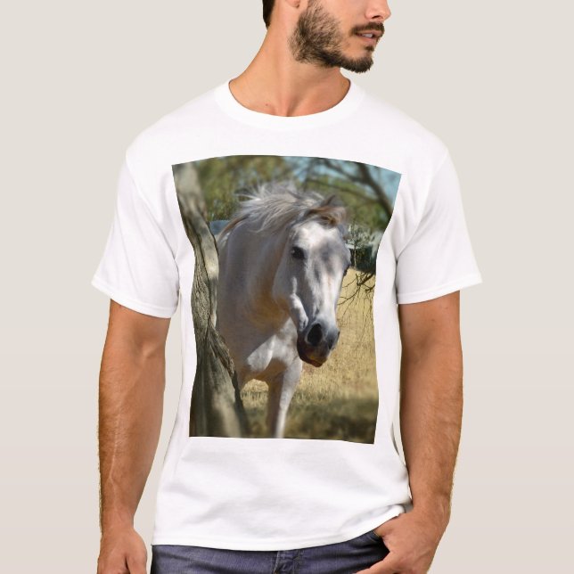 Schnee Weiß das Pferd,_ T-Shirt (Vorderseite)