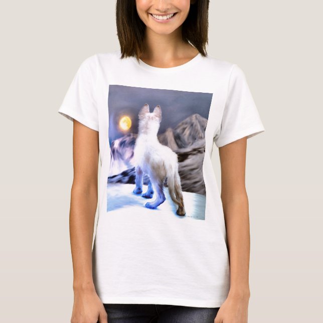 Schnee-Welpe T-Shirt (Vorderseite)
