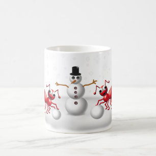 Schneeameisen Kaffeetasse