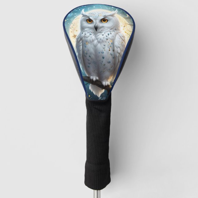 Schneeauge mit Funkeln, Golf Headcover (Vorderseite)