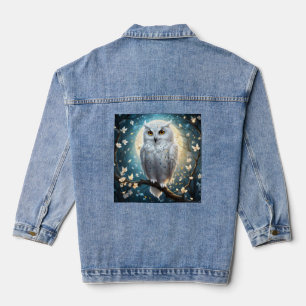 Schneeauge und Mond mit Spargel, Jeansjacke
