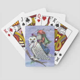 Schneeauge und Weihnachtslieder spielen KARTENKART Spielkarten