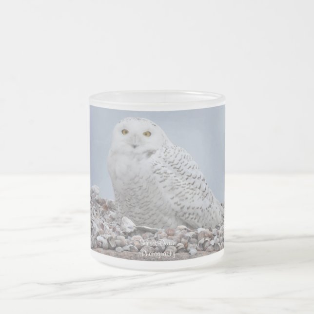Schneeauschale auf    MuschelnKaffeemaschine Tasse (Mittel)