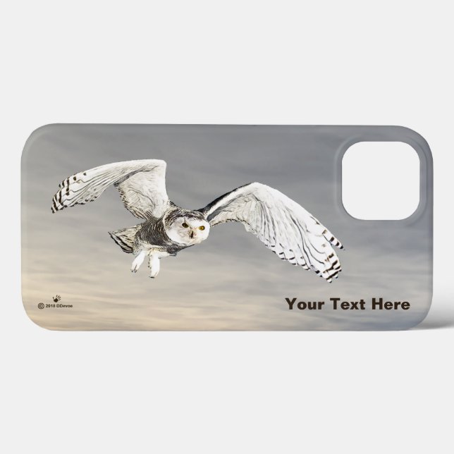Schneeauwl Case-Mate iPhone Hülle (Rückseite (Horizontal))
