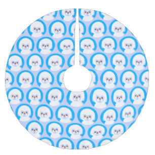 Schneeball Polyester Weihnachtsbaumdecke