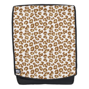 Schneeballdruck, Beige, Tan und Creme Rucksack