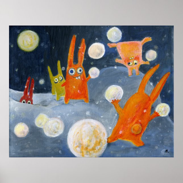 Schneebälle Poster (Vorne)