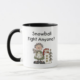 Schneeballkampf Tasse