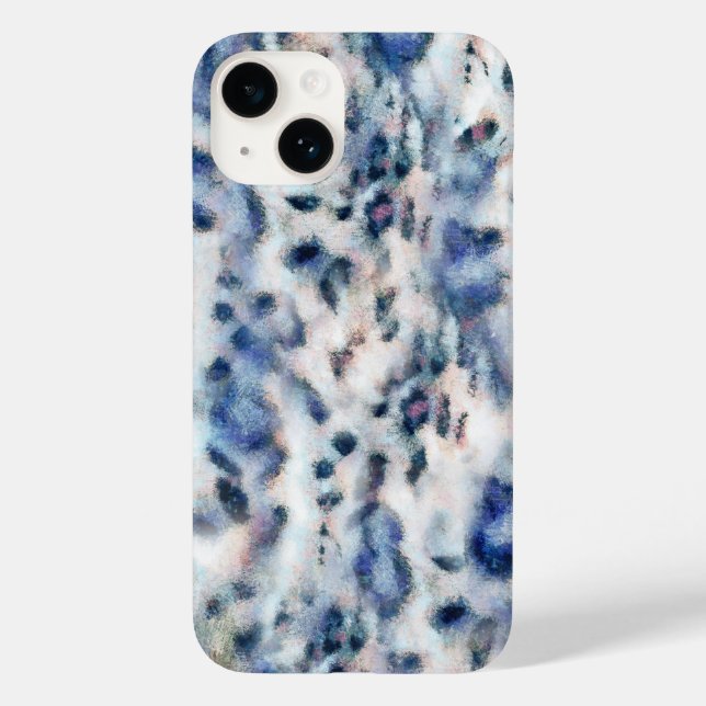 Schneeballmuster für Tiere Case-Mate iPhone 14 Hülle (Rückseite)