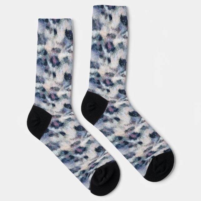 Schneeballmuster für Tiere Socken (Rechts)