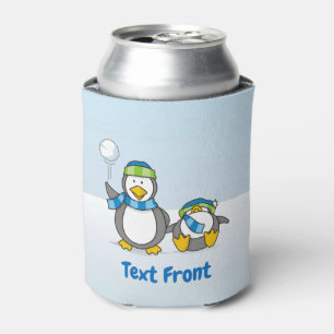 Schneeballpinguine-Flasche cooler Dosenkühler