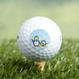 Schneeballpinguine Golfball