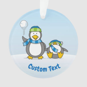 Schneeballpinguine Ornament