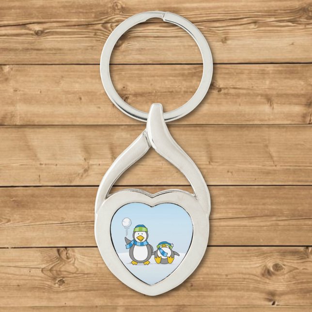 Schneeballpinguine Schlüsselanhänger (Von Creator hochgeladen)