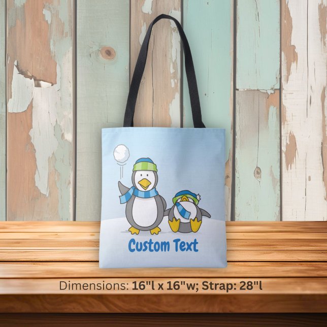 Schneeballpinguine-Totentasche Tasche (Von Creator hochgeladen)