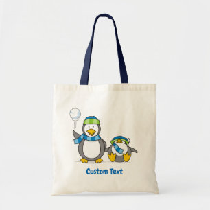 Schneeballpinguine-Totentasche Tragetasche