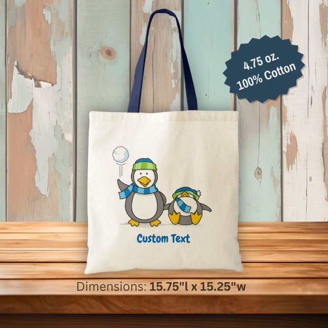 Schneeballpinguine-Totentasche Tragetasche (Von Creator hochgeladen)