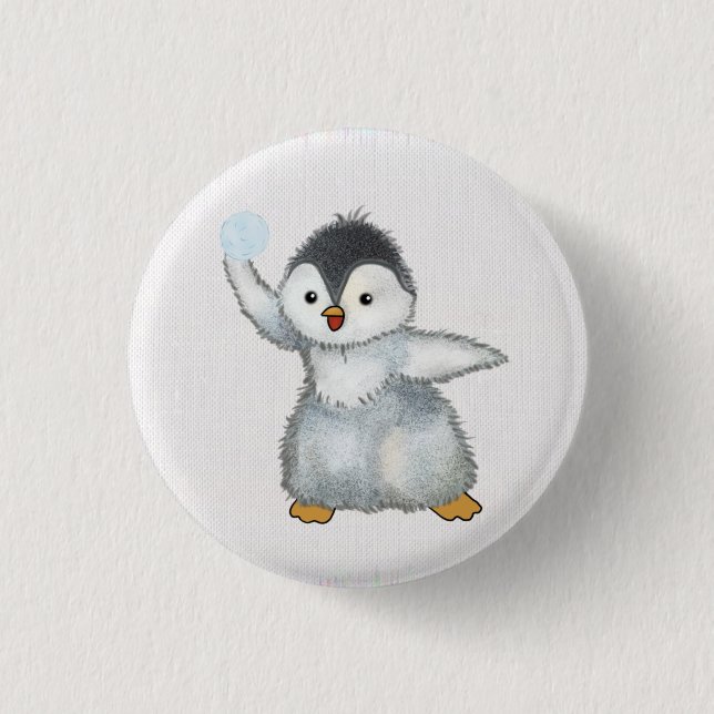 Schneeballschlacht Button (Vorderseite)