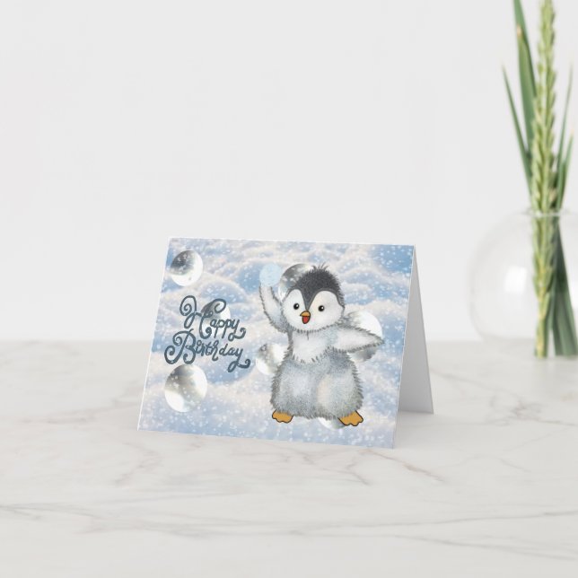 Schneeballschlacht Karte (Vorderseite)