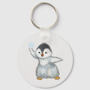 Schneeballschlacht Schlüsselanhänger