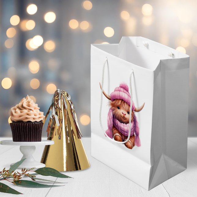 Schneeballspiel Rosa Hoch- Kuh Mittlere Geschenkta Mittlere Geschenktüte (Von Creator hochgeladen)