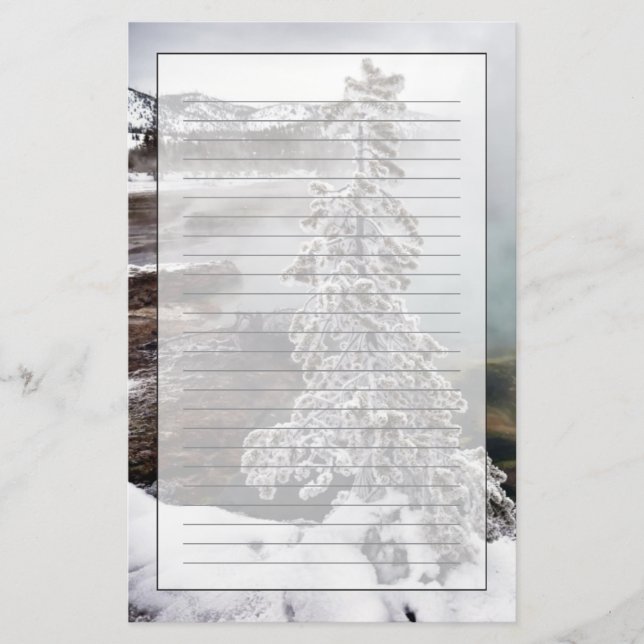 Schneeballstein Briefpapier (Vorderseite)