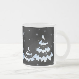 Schneebäume Mattglastasse
