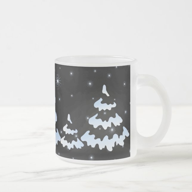 Schneebäume Mattglastasse (Rechts)