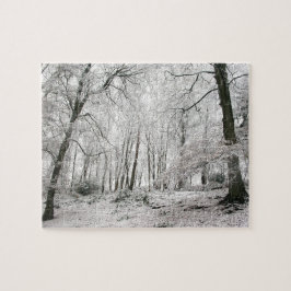 Schneebäume - Winterwaldlandschneeszene -