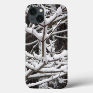 Schneebedeckte Äste iPhone 13 Hülle