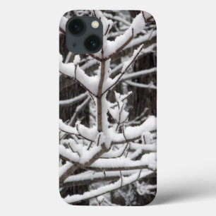 Schneebedeckte Äste iPhone 13 Hülle