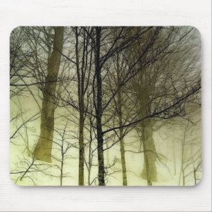 Schneebedeckte Bäume Mousepad