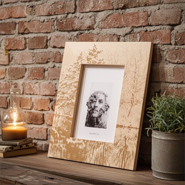 Schneebedeckte Bäume Winter Wonderland Bilderrahme Geätzte Rahmen (Von Creator hochgeladen)