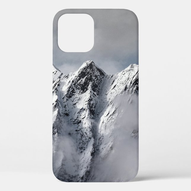 SCHNEEBEDECKTE BERGE Case-Mate iPhone HÜLLE (Rückseite)
