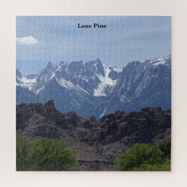 Schneebedeckte Berge von Lone Pine     (Vertikal)