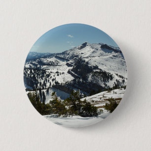 Schneebedeckte Gipfel der Grand Teton Mountains II Button