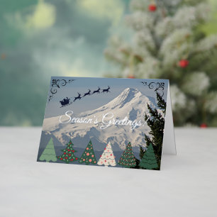 Schneebedeckte Mount-Hood-Landschaft