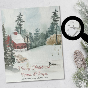 Schneebedeckte Winterlandschaft Optionaler Text Wa