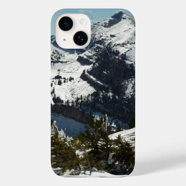 Schneebedeckungen des Grand Teton Mountains II Fot Case-Mate iPhone Hülle (Rückseite)