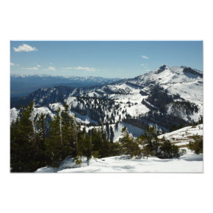 Schneebedeckungen des Grand Teton Mountains II Fot Fotodruck