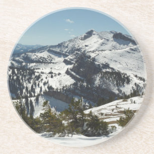 Schneebedeckungen des Grand Teton Mountains II Fot Getränkeuntersetzer