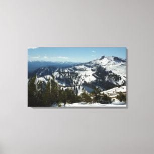 Schneebedeckungen des Grand Teton Mountains II Fot Leinwanddruck