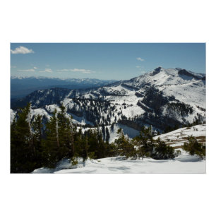 Schneebedeckungen des Grand Teton Mountains II Fot Poster