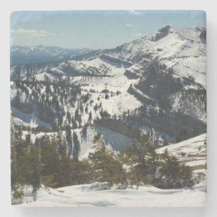 Schneebedeckungen des Grand Teton Mountains II Fot Steinuntersetzer